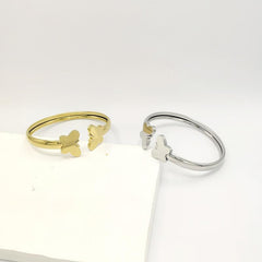 Vintage Chinese Style Stainless Steel Bangle