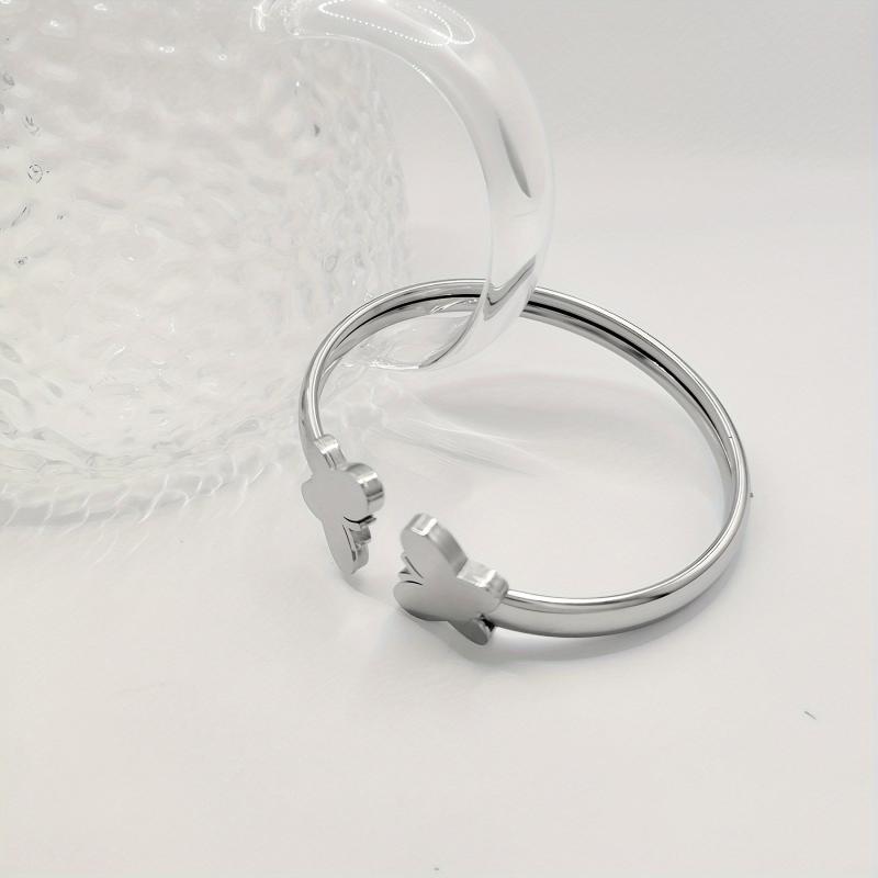 Vintage Chinese Style Stainless Steel Bangle