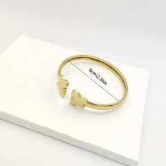 Vintage Chinese Style Stainless Steel Bangle