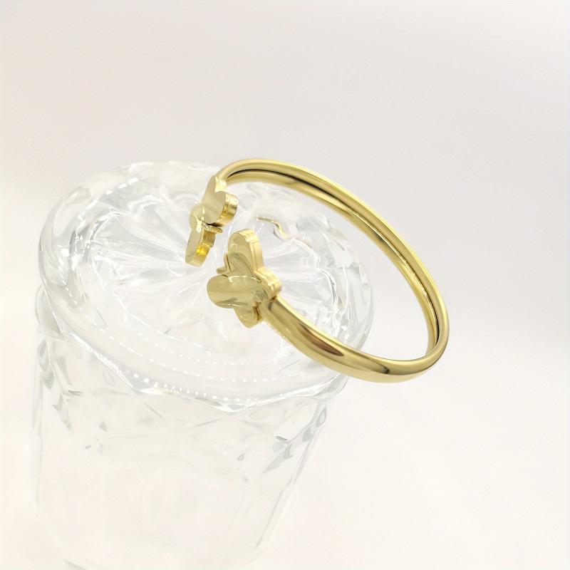 Vintage Chinese Style Stainless Steel Bangle
