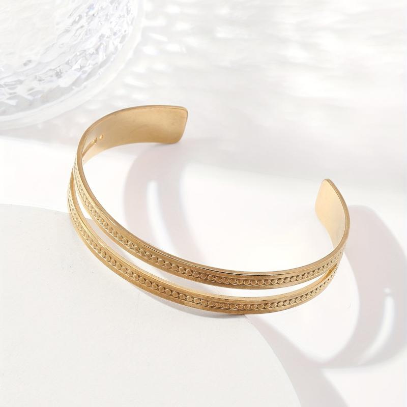 Custom Engraved Stainless Steel Bangle Bracelet