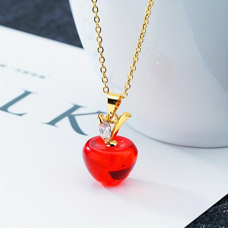 Opal Necklace For Women Stainless Steel Chain Christmas Jewelry Gift