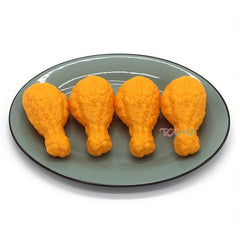 Interactive Fried Chicken Leg Fast Food Toy
