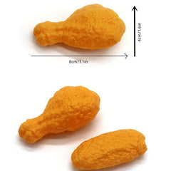 Interactive Fried Chicken Leg Fast Food Toy