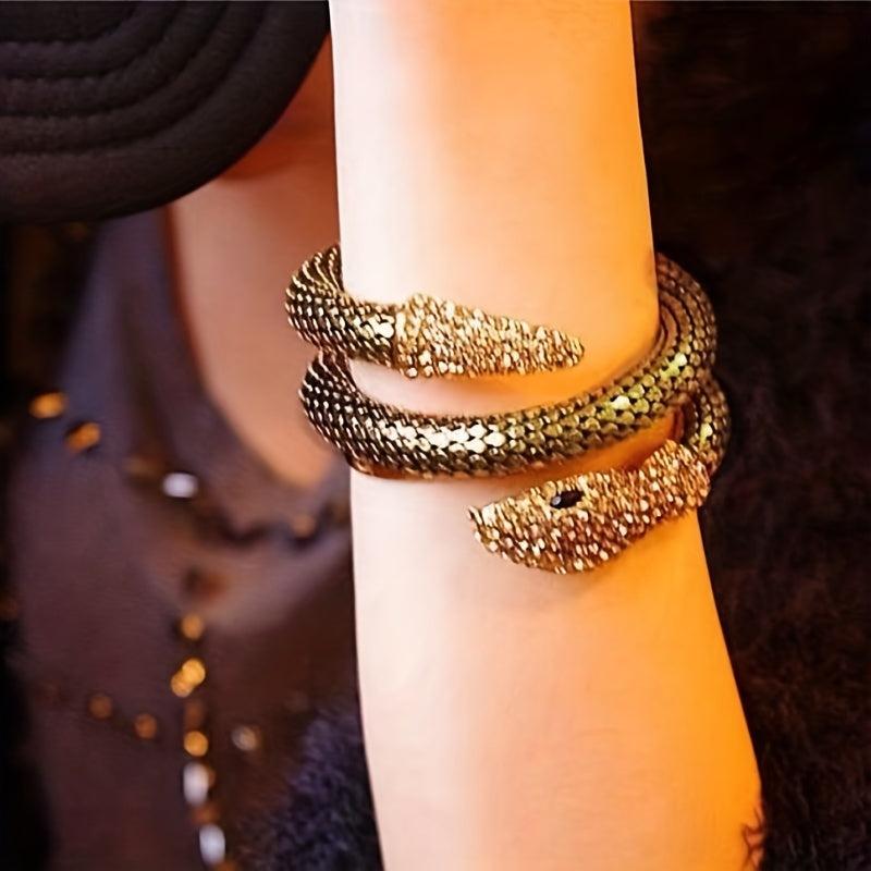 Sparkling Snake Bracelet for Women Men
