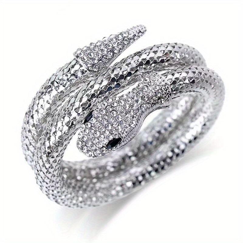 Sparkling Snake Bracelet for Women Men