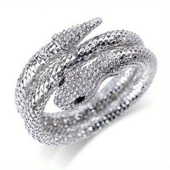 Sparkling Snake Bracelet for Women Men