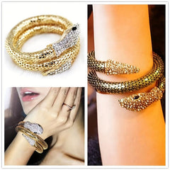 Sparkling Snake Bracelet for Women Men