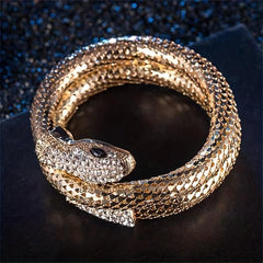 Sparkling Snake Bracelet for Women Men