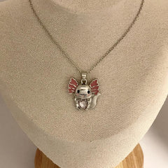 Heart Shaped Crystal Animal Pendant Necklace - Perfect Gift