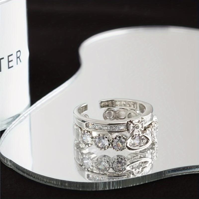 Saturn Planet Finger Ring - Punk Hip hop Style