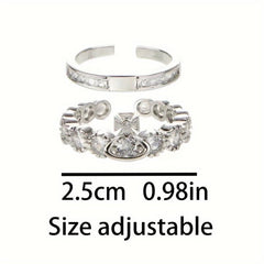 Saturn Planet Finger Ring - Punk Hip hop Style