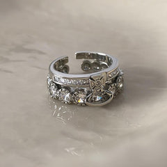 Saturn Planet Finger Ring - Punk Hip hop Style