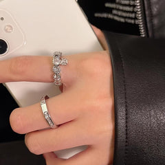 Saturn Planet Finger Ring - Punk Hip hop Style