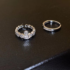 Saturn Planet Finger Ring - Punk Hip hop Style