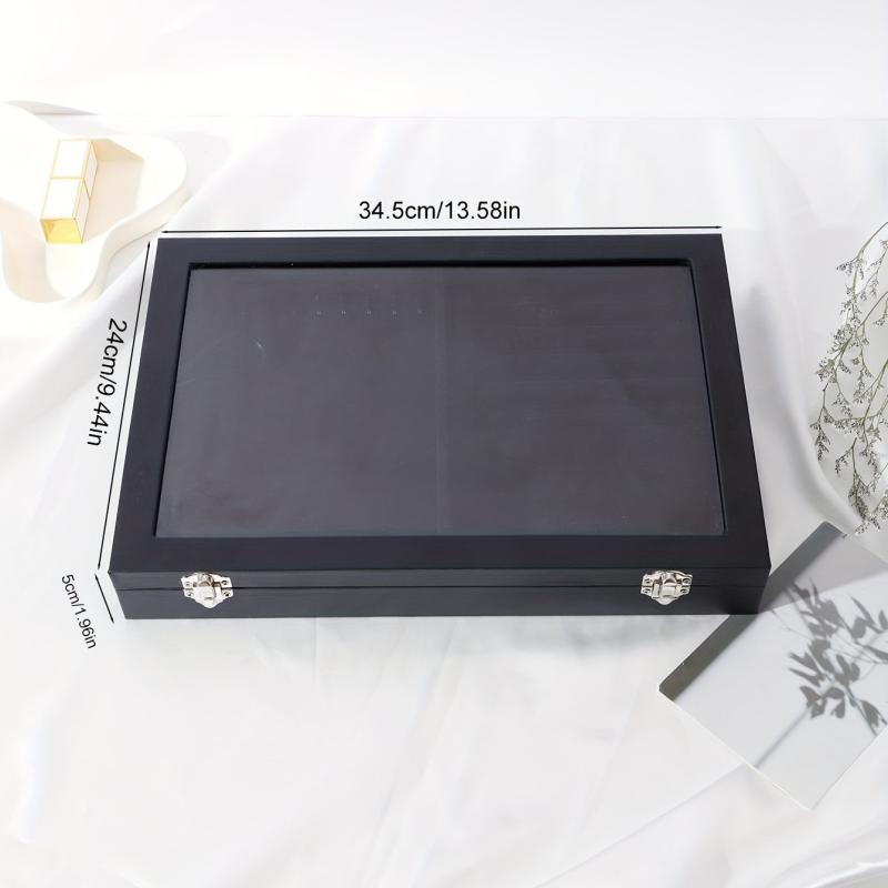 Leather Jewelry Display Box for Earrings Necklaces Bangles
