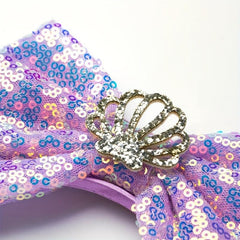 Mouse Ears Headbands Bows Glitter Party Princess Decoration For Girls Women