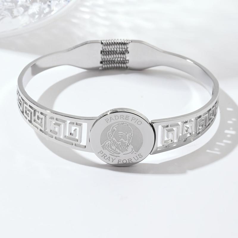 Steel Spring Bangle Vintage Jewelry For Party Gift