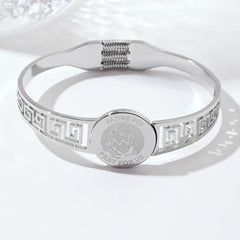 Steel Spring Bangle Vintage Jewelry For Party Gift