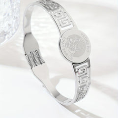 Steel Spring Bangle Vintage Jewelry For Party Gift