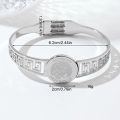 Steel Spring Bangle Vintage Jewelry For Party Gift