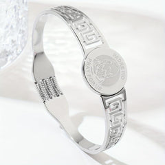 Steel Spring Bangle Vintage Jewelry For Party Gift
