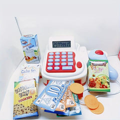 Kids Supermarket Cash Register Toy Set