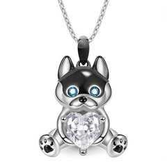 Husky Pendant Necklace Animal Style Women's Jewelry