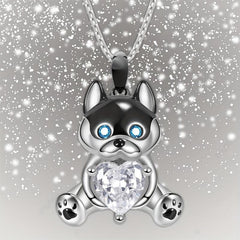 Husky Pendant Necklace Animal Style Women's Jewelry