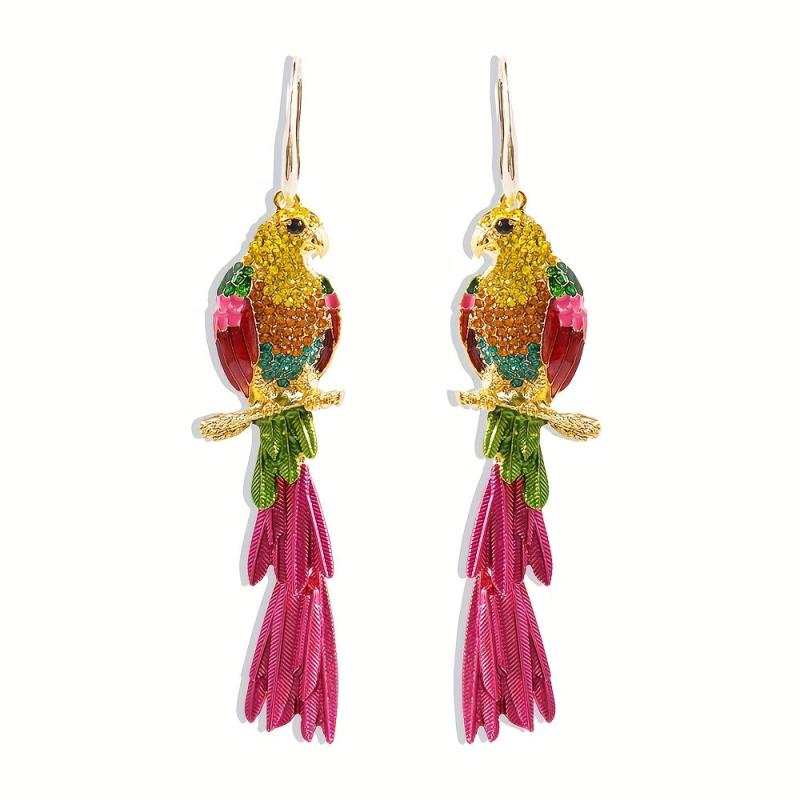 Stunning Parrot Earrings for Special Occasions