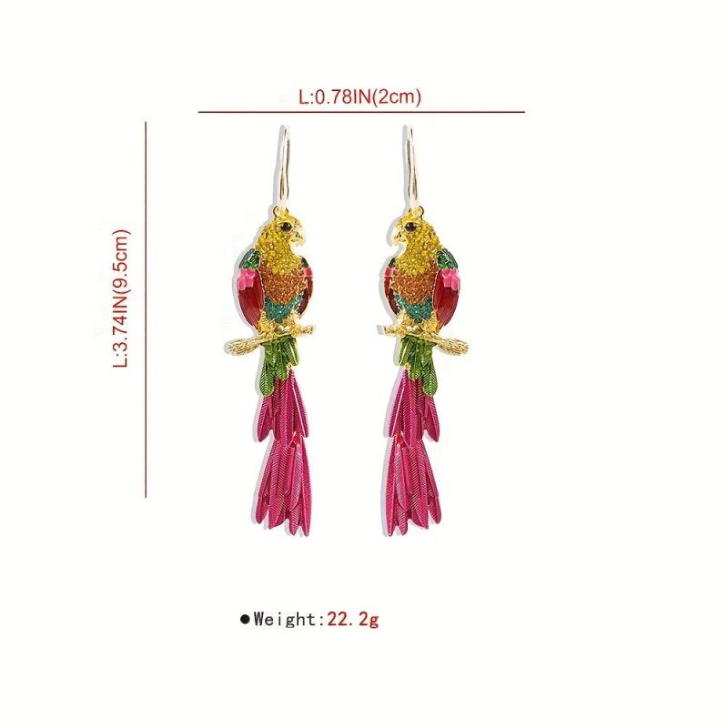Stunning Parrot Earrings for Special Occasions
