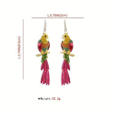 Stunning Parrot Earrings for Special Occasions