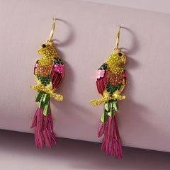 Stunning Parrot Earrings for Special Occasions