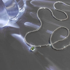 Sparkling Plated Necklace Light Niche Clavicle Chain