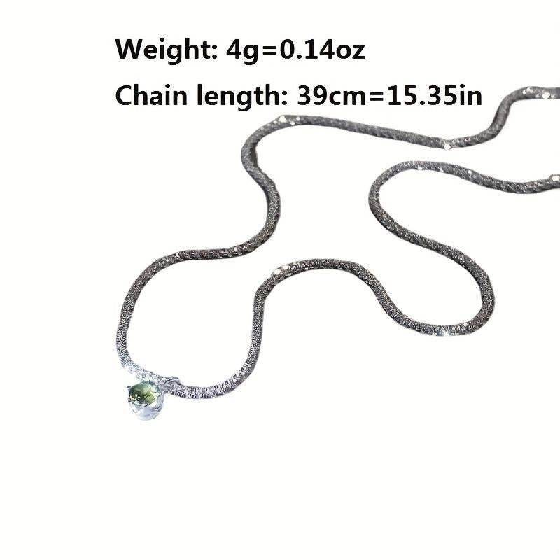 Sparkling Plated Necklace Light Niche Clavicle Chain