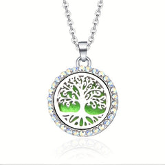 Stainless Steel Locket Necklace Aroma Diffuser Perfume Storage