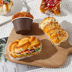 Cake Bread Pastry Food Model Refrigerator Sticker Baking Props
