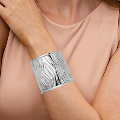 Metal Water Stripe Shape Bracelet