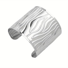 Metal Water Stripe Shape Bracelet