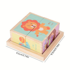 6 Sided Painting Puzzle Wooden Three-dimensional Puzzle