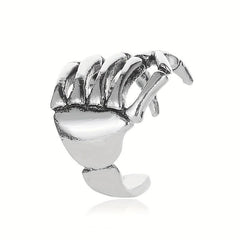 Punk Skull Hand Spine Bone Ear Clip Jewelry