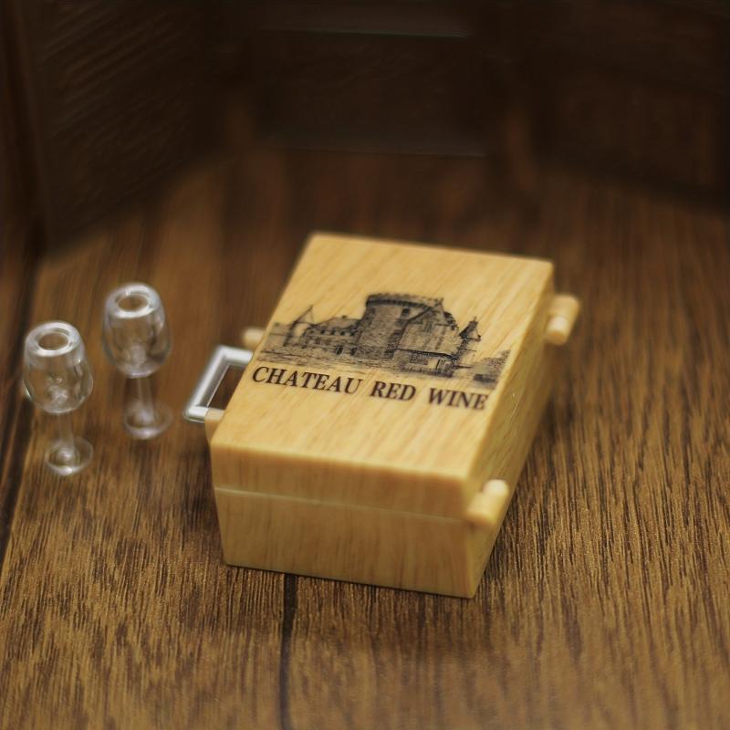 12 Dollhouse Accessories for Food Wine Play Scene Decor