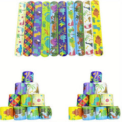 10pcs Dinosaur Slap Bracelets Children's Party Gift Dinosaur Toys
