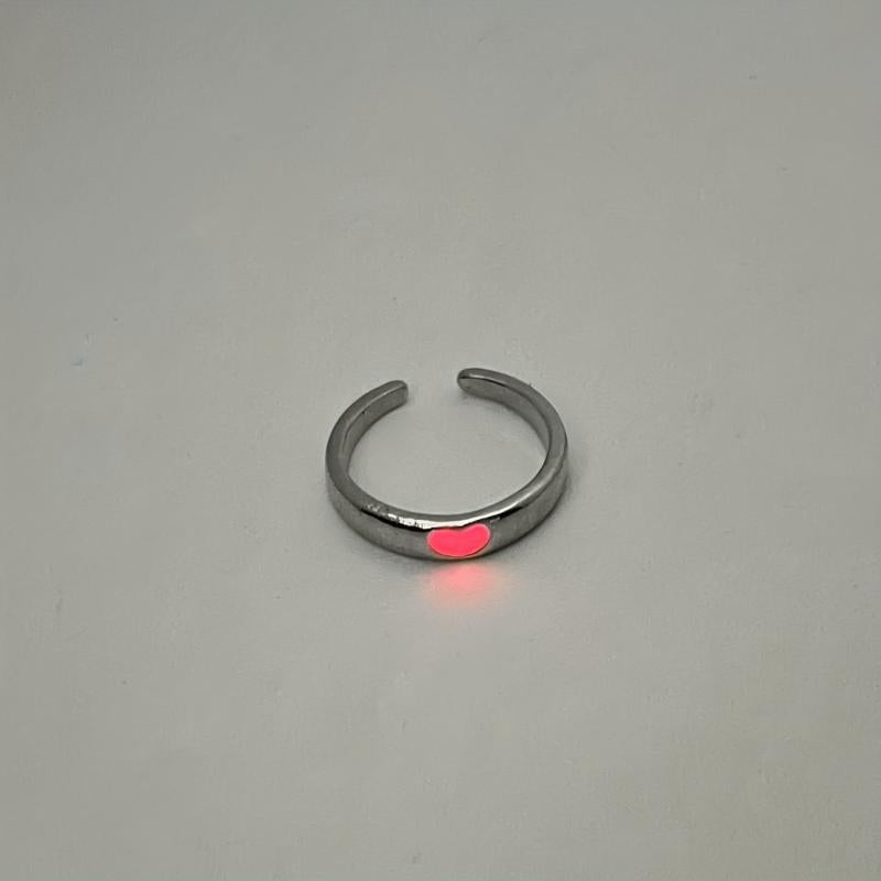 Luminous Ring Open Couple Ring
