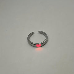 Luminous Ring Open Couple Ring