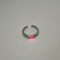 Luminous Ring Open Couple Ring