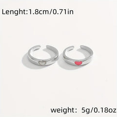 Luminous Ring Open Couple Ring