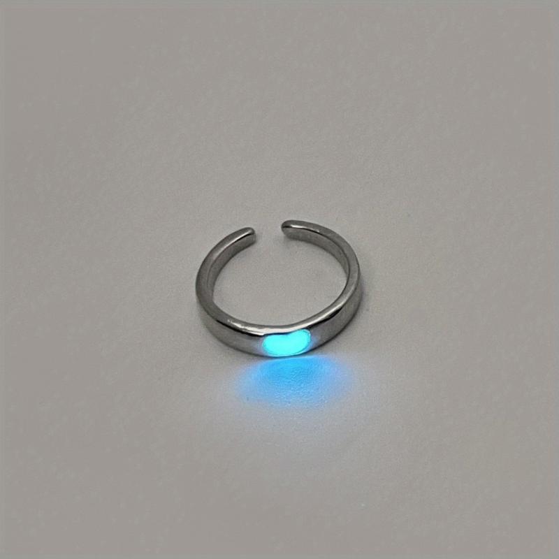 Luminous Ring Open Couple Ring