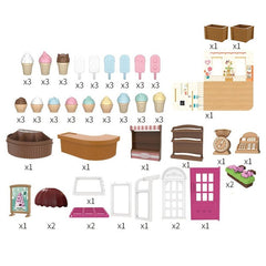 Ice Cream Shop Pretend Indoor Toy Set for Kids