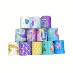 24pcs Mermaid Slap Bracelet Child Girl Classroom Prize Mermaid Gift Bag Stuffing